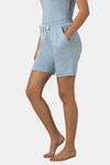 Amante Cotton Elastane Shorts - Celestial Blue Print — thumbnail 2